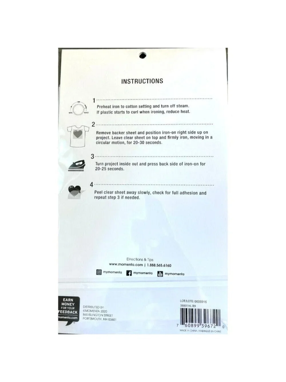 Momenta Iron-On Letter Set Silver Foil Script 1.5